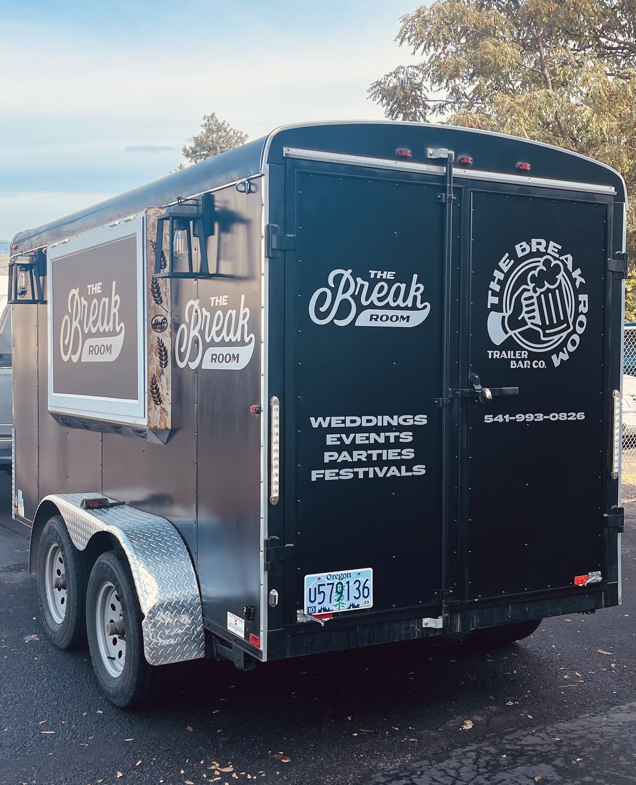 The Break event trailer wrap